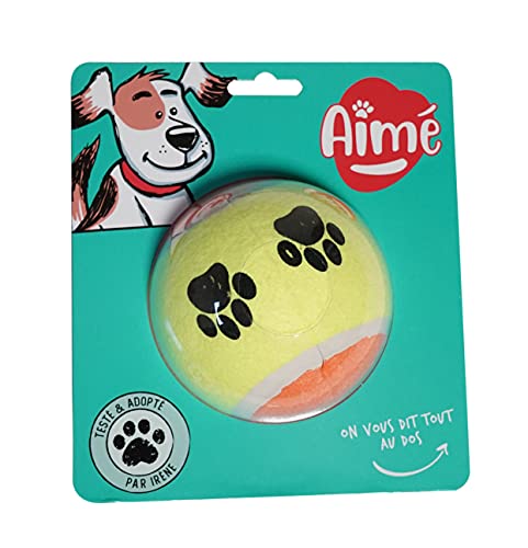 Aimé Tennisball für Hunde, Maxi, 10 cm, 0,222 kg von Aimé