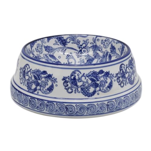 Aimusego Basics Wasser- und Futternapf aus Keramik, rutschfest, ideal für kleine bis mittelgroße Hunde, 22,9 cm, Chinoiserie Blau und Weiß Aimusego Basics Wasser- und Futternapf aus Keramik, rutschfest, ideal für kleine bis mittelgroße Hunde, 22,9 cm, Chinoiserie Blau und Weiß von Aimusego