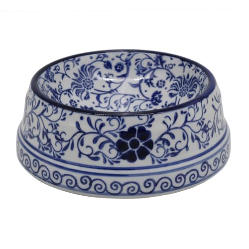 Aimusego Keramik Hundenapf 17 cm für kleine Hunde und Katzen Porzellan Chinoiserie Futter und Wasser Schalen Schale für Haustier Haustier Futternapf Mikrowellen- & Spülmaschinenfest Blau & Weiß Aimusego Keramik Hundenapf 17 cm für kleine Hunde und Katzen Porzellan Chinoiserie Futter und Wasser Schalen Schale für Haustier Haustier Futternapf Mikrowellen- & Spülmaschinenfest Blau & Weiß von Aimusego