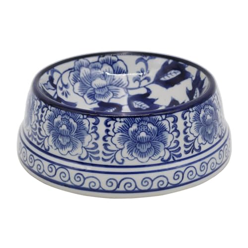 Aimusego Keramik-Hundenapf für kleine, mittelgroße Hunde und Katzen, schweres, rutschfestes Porzellan, Haustiernapf für Futter und Wasser, 17 cm, Blau und Weiß Aimusego Keramik-Hundenapf für kleine, mittelgroße Hunde und Katzen, schweres, rutschfestes Porzellan, Haustiernapf für Futter und Wasser, 17 cm, Blau und Weiß von Aimusego