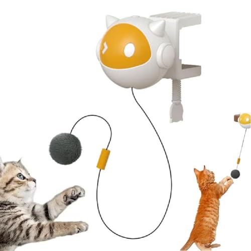 Ainiupi Interaktives Katzenspielzeug, elektrische Katzenbälle, Haustierspielzeug kann angehoben und gesenkt werden, selbstlustige elektrische Katzenbälle Ainiupi Interaktives Katzenspielzeug, elektrische Katzenbälle, Haustierspielzeug kann angehoben und gesenkt werden, selbstlustige elektrische Katzenbälle von Ainiupi