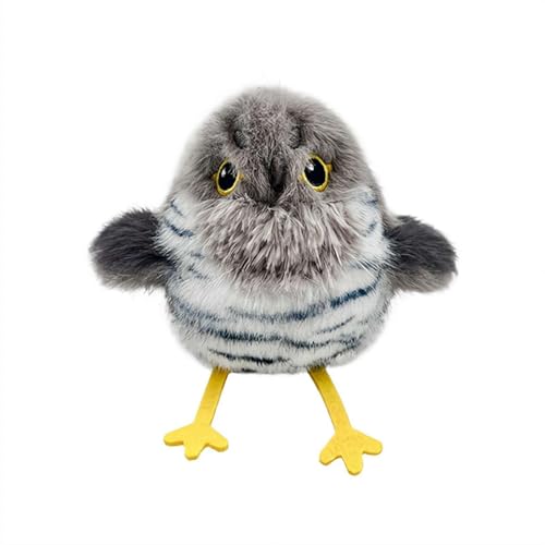 Wiederaufladbares Flapping Bird Cat Toy, 2025 Neues interaktives Katzenspielzeug, lebensechtes Zwitschern Tweet, berührungsaktiviertes Kätzchenspielzeug, interaktives Katzen-Trainingsspielzeug mit von Ainiupi