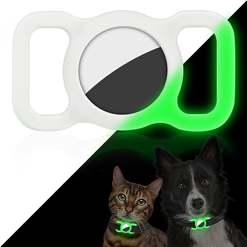 Ainiv Silikon Schutz Hülle, Silikon Schutzhülle für AirTag, Kompatibel mit Apple Airtag Finder Hundehalsband, Pet Loop Holder für AirTags, Tracking Finder Hunde und Katze Haustierzubehör-Nachtgrün Ainiv Silikon Schutz Hülle, Silikon Schutzhülle für AirTag, Kompatibel mit Apple Airtag Finder Hundehalsband, Pet Loop Holder für AirTags, Tracking Finder Hunde und Katze Haustierzubehör-Nachtgrün von Ainiv