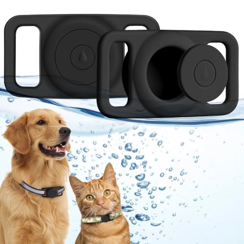 Ainiv Silikon Schutz Hülle, Wasserdicht Schutzhülle für AirTag, Kompatibel mit Apple Airtag GPS Finder Hundehalsband, Pet Loop Holder für AirTags, Tracking Finder Hunde und Katze Haustierzubehör Ainiv Silikon Schutz Hülle, Wasserdicht Schutzhülle für AirTag, Kompatibel mit Apple Airtag GPS Finder Hundehalsband, Pet Loop Holder für AirTags, Tracking Finder Hunde und Katze Haustierzubehör von Ainiv