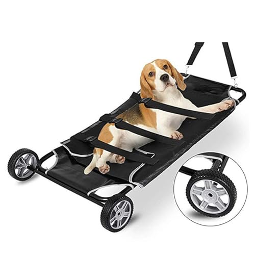 Haustiertrage, Maximale Tragkraft 110 Pfund, Erste-Hilfe-Wagen Für Haustiere, Großer Hund, Notfalltransport, Praktische Trage, Geräuschlose Räder, 3 Sicherheitseinstellun Haustiertrage, Maximale Tragkraft 110 Pfund, Erste-Hilfe-Wagen Für Haustiere, Großer Hund, Notfalltransport, Praktische Trage, Geräuschlose Räder, 3 Sicherheitseinstellun von Aioneer