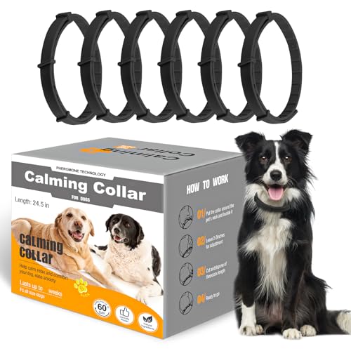 Beruhigendes Halsband für Hunde mit langanhaltendem Pheromon, beruhigendes Hundehalsband hilft, unerwünschtes Verhalten zu reduzieren, Stressabbau, hält 120 Tage, 63,5 cm, flexibel, verstellbar, für Beruhigendes Halsband für Hunde mit langanhaltendem Pheromon, beruhigendes Hundehalsband hilft, unerwünschtes Verhalten zu reduzieren, Stressabbau, hält 120 Tage, 63,5 cm, flexibel, verstellbar, für von Aiorddl
