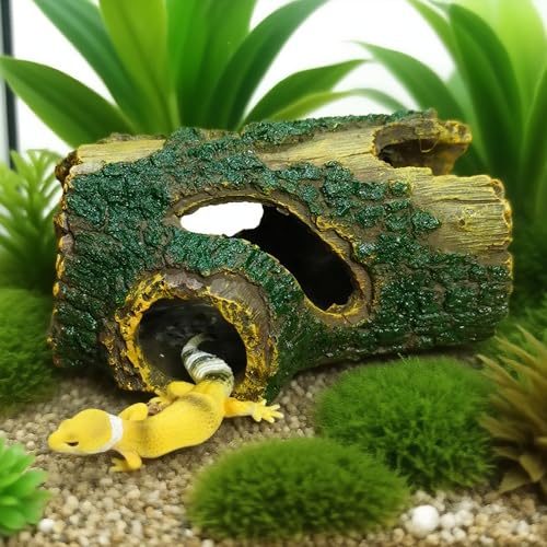 Aiqriwv Aquariumhöhle aus Kunstharz, hohl, Betta-Fischversteck & Garnelen-Unterschlupf für Aquarien, Terrarien (14 x 9,4 x 6,6 cm, keine Montage) von Aiqriwv