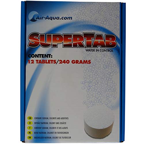 Air Aqua SuperTab Chlordioxid 12 Tabletten a 20 Gramm verringert bakterielle Probleme und bringt Teiche in Balance Air Aqua SuperTab Chlordioxid 12 Tabletten a 20 Gramm verringert bakterielle Probleme und bringt Teiche in Balance von Air-Aqua