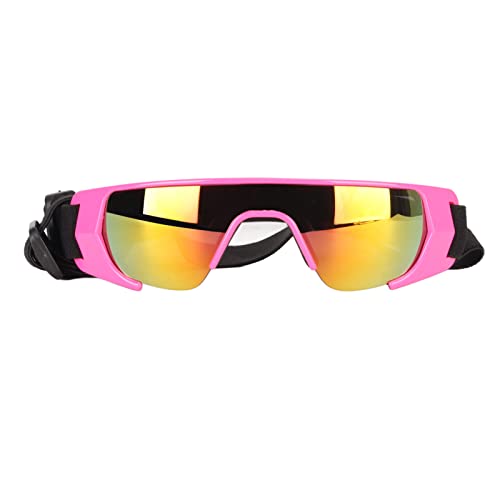 Airshi Hunde-Augenschutzbrille, Hunde-Sonnenbrille, UV-Schutz, Atmungsaktiv, Verstellbares Gummiband, Sanddicht, für Mittelgroße Haustiere für den Außenbereich von Airshi