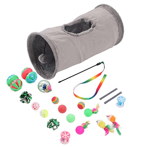 Airshi Interaktives Katzenspielzeug-Set, Buntes Katzenspielzeug-Sortiment für Katzen Airshi Interaktives Katzenspielzeug-Set, Buntes Katzenspielzeug-Sortiment für Katzen von Airshi