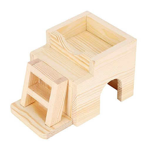 Airshi Langlebiges, Bissfestes Hamsterspielzeug, Hamsterhaus aus Holz, für Hamster Airshi Langlebiges, Bissfestes Hamsterspielzeug, Hamsterhaus aus Holz, für Hamster von Airshi