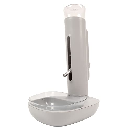 Automatischer Wasserspender für Haustiere 680 Ml 4 Saugnäpfe Höhenverstellbare Stand-Hundewasserschale für Katzen von Airshi