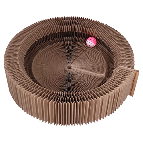 Katzenkratzer-Loungebett, Gewelltes Katzenkratzpad, Multifunktional für Katzen Katzenkratzer-Loungebett, Gewelltes Katzenkratzpad, Multifunktional für Katzen von Airshi