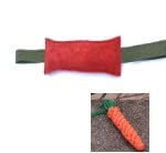 Aisny Leder Kauspielzeug für Hunde, 30cm Hundespielzeug mit Rindsleder Handschlaufe zum Training von Aisny