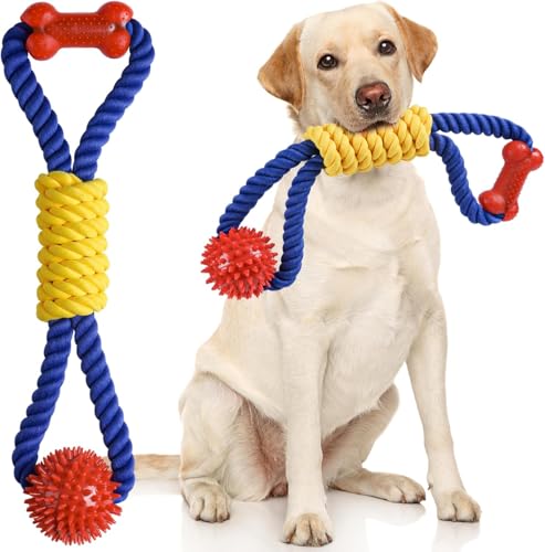 Aitmexcn Hundespielzeug Kauspielzeug Hund, Hundespielzeug Unzerstörbar für Große und Mittlere Hunde, Interaktives Spielzeug Hund, Baumwollmaterial Dog Toys ZäHne Reinigung Aitmexcn Hundespielzeug Kauspielzeug Hund, Hundespielzeug Unzerstörbar für Große und Mittlere Hunde, Interaktives Spielzeug Hund, Baumwollmaterial Dog Toys ZäHne Reinigung von Aitmexcn