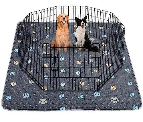 Aitmexcn Waschbare Welpen-Hunde-Pinkelunterlage, 100 % wasserdicht, Wurfmatte für Welpen/ältere Hunde, schnell trocknend, wiederverwendbar, Welpen-Pads für drinnen, draußen und auf Autoreisen, 91,4 x Aitmexcn Waschbare Welpen-Hunde-Pinkelunterlage, 100 % wasserdicht, Wurfmatte für Welpen/ältere Hunde, schnell trocknend, wiederverwendbar, Welpen-Pads für drinnen, draußen und auf Autoreisen, 91,4 x von Aitmexcn