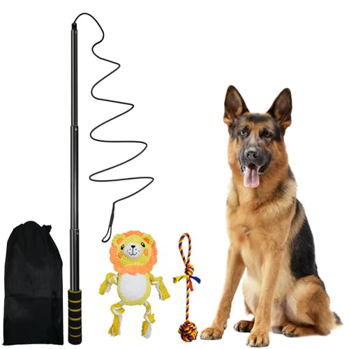 Aitmexcn Reizangel Hund, Eizangel Hunde Martin Rütter, Ausziehbar Robuste Flirt Pole für Kleine & Große Hunde und Katzen - Robuste & Leichte Aitmexcn Reizangel Hund, Eizangel Hunde Martin Rütter, Ausziehbar Robuste Flirt Pole für Kleine & Große Hunde und Katzen - Robuste & Leichte von Aitmexcn