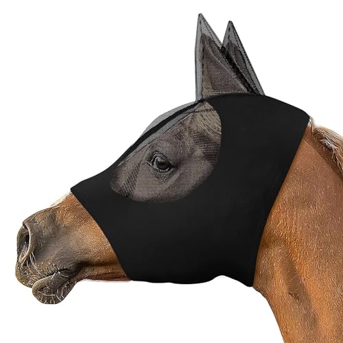 Bremsenfliegenmaske, Fit Gesichtsmasken Pferde Super Comfort Fliegenmasken Pferde Einstellbarer UV-Schutz Atmungsaktivität Schutz vor Insektenschädlingen, für alle Arten von Pferden auf der Ranch Bremsenfliegenmaske, Fit Gesichtsmasken Pferde Super Comfort Fliegenmasken Pferde Einstellbarer UV-Schutz Atmungsaktivität Schutz vor Insektenschädlingen, für alle Arten von Pferden auf der Ranch von Aiupuyer