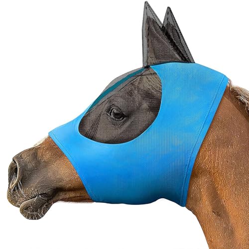 Bremsenfliegenmaske, Fit Gesichtsmasken Pferde Super Comfort Fliegenmasken Pferde Einstellbarer UV-Schutz Atmungsaktivität Schutz vor Insektenschädlingen, für alle Arten von Pferden auf der Ranch Bremsenfliegenmaske, Fit Gesichtsmasken Pferde Super Comfort Fliegenmasken Pferde Einstellbarer UV-Schutz Atmungsaktivität Schutz vor Insektenschädlingen, für alle Arten von Pferden auf der Ranch von Aiupuyer