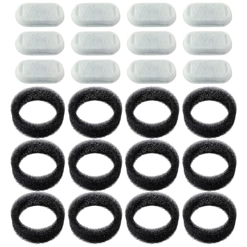 Aiwjeakh 12 Stück Katzen-Trinkbrunnen-Ersatzfilter und Vorfilterschwämme für Automatischen Trinkbrunnen für Haustiere, Hunde-Trinkbrunnen, Langlebig Aiwjeakh 12 Stück Katzen-Trinkbrunnen-Ersatzfilter und Vorfilterschwämme für Automatischen Trinkbrunnen für Haustiere, Hunde-Trinkbrunnen, Langlebig von Aiwjeakh