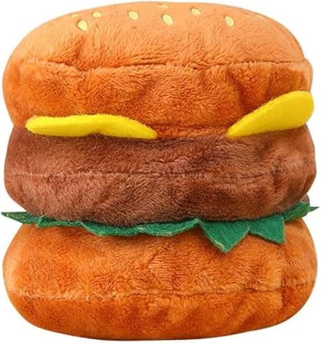 Aixingxing Burger Plüsch-Hundespielzeug, 3 Stück, lustiges interessantes Hundespielzeug, weiches, quietschendes Kauspielzeug Aixingxing Burger Plüsch-Hundespielzeug, 3 Stück, lustiges interessantes Hundespielzeug, weiches, quietschendes Kauspielzeug von Aixingxing