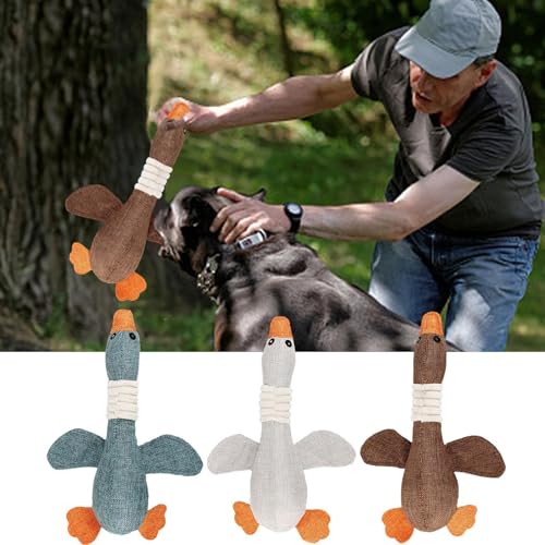 3 Stück Wildgänse Hundespielzeug Für Aggressive Kauer, Kauspielzeug Für Hunde -Plüschtierzubehör Plüsch | Atmungsaktives, Interaktives Kauspielzeug, Hundebegleiter Für Mittelgroße Kleine Welpen 3 Stück Wildgänse Hundespielzeug Für Aggressive Kauer, Kauspielzeug Für Hunde -Plüschtierzubehör Plüsch | Atmungsaktives, Interaktives Kauspielzeug, Hundebegleiter Für Mittelgroße Kleine Welpen von Aizuoni