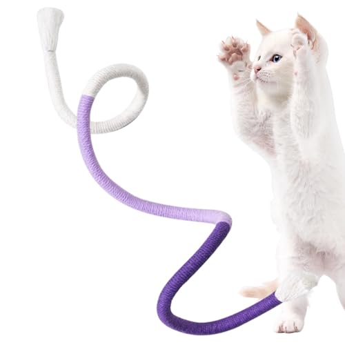Aizuoni Beißspielzeug für Kätzchen | Nachtschnurstab aus Baumwolle zum Reinigen der Zähne - Haustier-Übungsspielzeug für Katzenhaus, Tierheim, Tierhandlung, Wohnzimmer, Schlafzimmer, Arbeitszimmer von Aizuoni