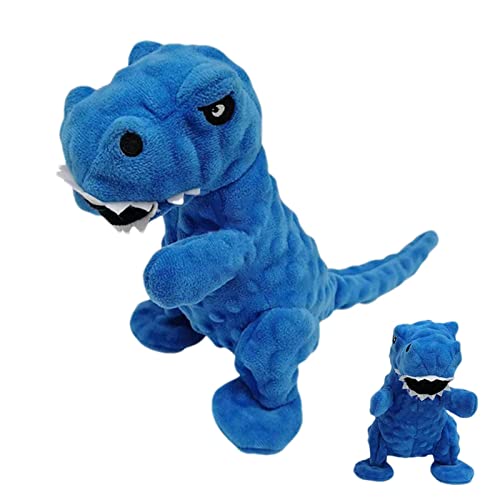 Aizuoni Dinosaurier Hund Quietschendes Spielzeug - Hund Kauspielzeug Grunzen Dinosaurier Sound Play | Squeaker Chew Training Puppy Supplies, langlebiges Grunzen-Dinosaurier-Hundespielzeug von Aizuoni