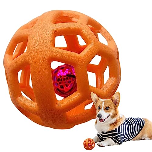 Aizuoni Haustierglockenball - Exquisites Tragbares -Ball-Welpenspielzeug,Flexibles Balljagdspiel, Interaktive Katzenspielzeu,Haustier Bell Ball,Kleine Katze Teaser Ball von Aizuoni