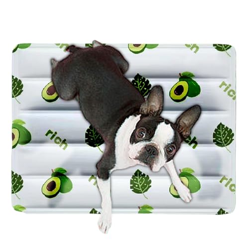 Aizuoni Hunde Kühlmatte - Kühlkissen Für Hunde & Haustiere | Kratzfeste Wiederverwendbare Bodenauflage Für Heiße & Draußen Kleine Mittelgroße Große Hunderassen von Aizuoni