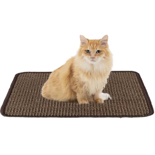 Aizuoni Katze Kratzmatte, Sisal Teppich, Katzenkratzmatte Aus Natürlichem Sisal, Katzen Kratzbrett Sisalteppich Für Katzenböden Kratzunterlage Zum Kratzen Von Katzenkrallen, Kletternder Katzenkratzer Aizuoni Katze Kratzmatte, Sisal Teppich, Katzenkratzmatte Aus Natürlichem Sisal, Katzen Kratzbrett Sisalteppich Für Katzenböden Kratzunterlage Zum Kratzen Von Katzenkrallen, Kletternder Katzenkratzer von Aizuoni