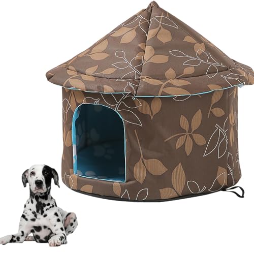 Aizuoni Katzenhaus Für Draußen Winterfest, Hundehöhle Mittelgroße Hunde, Hundehütte Isoliert Winterfest Katzenschutz Für Den Winter | Warmer Katzenunterschlupf, Katzenbetten Für Kaltes Wetter Aizuoni Katzenhaus Für Draußen Winterfest, Hundehöhle Mittelgroße Hunde, Hundehütte Isoliert Winterfest Katzenschutz Für Den Winter | Warmer Katzenunterschlupf, Katzenbetten Für Kaltes Wetter von Aizuoni