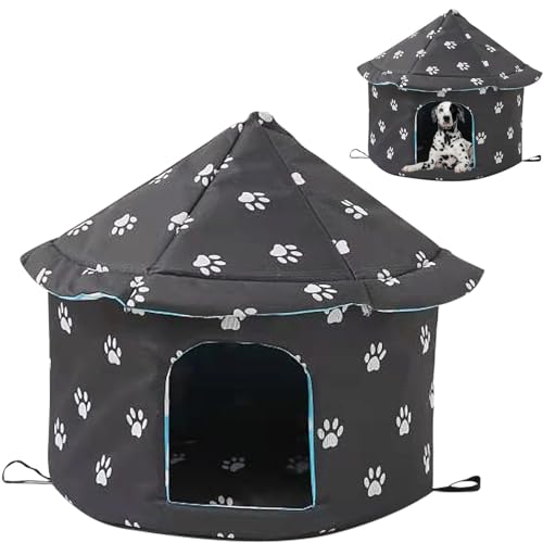 Aizuoni Katzenhaus Für Draußen Winterfest, Hundehöhle Mittelgroße Hunde, Hundehütte Isoliert Winterfest Katzenschutz Für Den Winter | Warmer Katzenunterschlupf, Katzenbetten Für Kaltes Wetter Aizuoni Katzenhaus Für Draußen Winterfest, Hundehöhle Mittelgroße Hunde, Hundehütte Isoliert Winterfest Katzenschutz Für Den Winter | Warmer Katzenunterschlupf, Katzenbetten Für Kaltes Wetter von Aizuoni