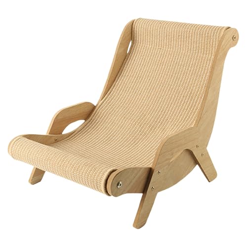 Aizuoni Katzenkratzbett, Katzenstuhl - Eleganter, robuster Katzen-Loungesessel,Katzen-Loungesessel, multifunktionaler Katzenkratzer, Katzenkratzer-Strandstuhl für Garten, Wohnzimmer, Schlafzimmer, Aizuoni Katzenkratzbett, Katzenstuhl - Eleganter, robuster Katzen-Loungesessel,Katzen-Loungesessel, multifunktionaler Katzenkratzer, Katzenkratzer-Strandstuhl für Garten, Wohnzimmer, Schlafzimmer, von Aizuoni