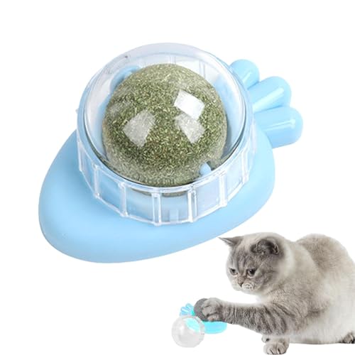 Aizuoni Katzenminze-Wandspielzeug, Cat Nips Bio-Katzenspielzeug,Drehbare Essbare Katzensnack-Bällchen Mit Natürlicher, Gesunder Katzenminze-Kugelnuss, Spielendes Kätzchen, Spielzeug Zum Kauen Und Aizuoni Katzenminze-Wandspielzeug, Cat Nips Bio-Katzenspielzeug,Drehbare Essbare Katzensnack-Bällchen Mit Natürlicher, Gesunder Katzenminze-Kugelnuss, Spielendes Kätzchen, Spielzeug Zum Kauen Und von Aizuoni