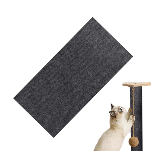 Aizuoni Kratzmatte Katze, Katzen Kratzmatte, Katzenteppich, Teppich-Katzenkratzer, Selbstklebender Kratzteppich Für Katzen, Kratzschutz Für Die Couch,Zuschneidbares Katzenbaum-Teppich-Bodenkratzkissen von Aizuoni