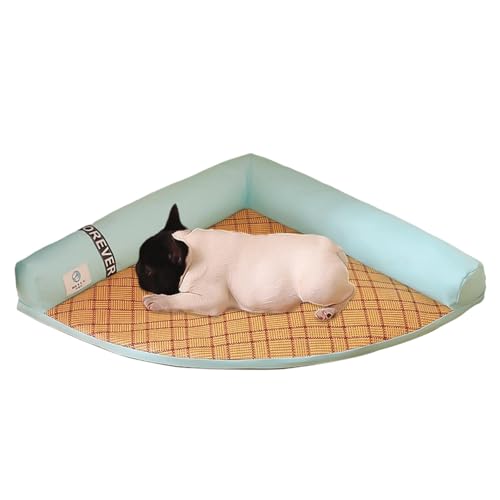 Aizuoni Kühlkissen für Hunde, Kühlmatte für Haustiere | Waschbares Haustier-Kühlkissen | Abnehmbare Hundebettmatte, Haustier-Kühlunterlage, antihaftbeschichtete Katzenmatte für Betten, Kisten, hält von Aizuoni
