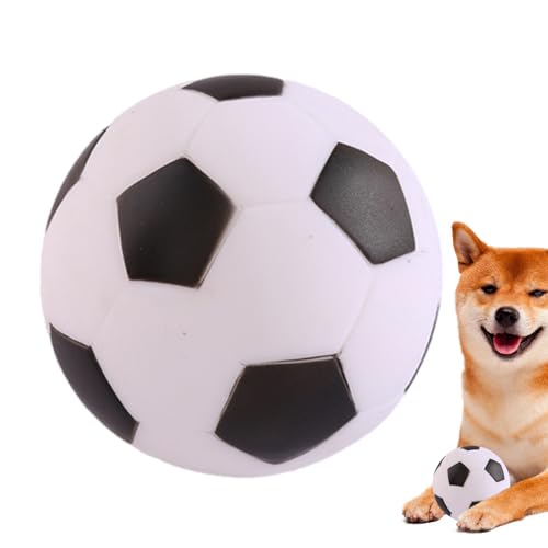 Aizuoni Quietschbälle für Hunde,Quietschender, wackelnder Hundespielball gegen Stumpfheit - Interaktives Hundespielzeug für Tierhandlung, Tierheim, Zuhause, Ausflug, Camping von Aizuoni