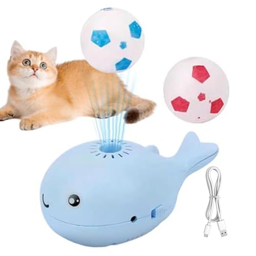 Aizuoni Walspielspielzeug, Walspielzeug, Walspielzeug - Blowing Ball Teaser - Interaktive Anreicherung Spielzeug mit integriertem Ventilator, Langeweile Buster, Haustiervorräte für alle Rassen Aizuoni Walspielspielzeug, Walspielzeug, Walspielzeug - Blowing Ball Teaser - Interaktive Anreicherung Spielzeug mit integriertem Ventilator, Langeweile Buster, Haustiervorräte für alle Rassen von Aizuoni