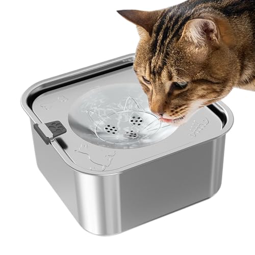 Auslaufsicherer Wassernapf Für Hunde,3L Edelstahl Wasserspender Mit Vorratsfunktion - Großes Futter- Und Wassergeschirr Für Haustiere: Haushalt Garten Camping Reisen Zwinger Terrasse Auslaufsicherer Wassernapf Für Hunde,3L Edelstahl Wasserspender Mit Vorratsfunktion - Großes Futter- Und Wassergeschirr Für Haustiere: Haushalt Garten Camping Reisen Zwinger Terrasse von Aizuoni