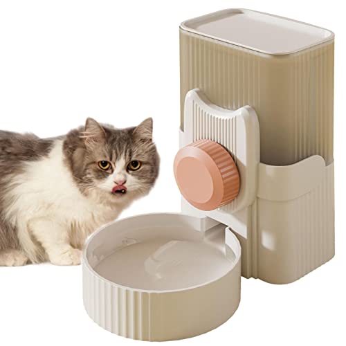 Automatische Katzenfutterautomaten - Hängen Sie den automatischen Wasserspender für Lebensmittel auf,34oz Tierfutter-Wasserspender, Käfig, automatischer Futterspender für kleine Katzen, Hunde, Aizuoni von Aizuoni