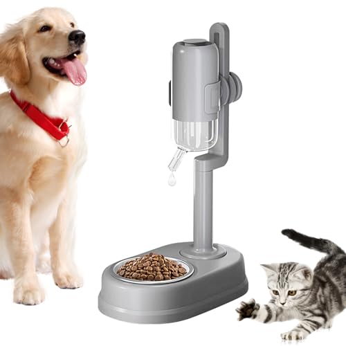 Automatischer Futterspender Für Hunde,Haustiernäpfe | Für Kleine Und Mittelgroße Haustiere Hunde Wasserspender Und Futterspender Für Hunde, Katzen, Haustiere von Aizuoni