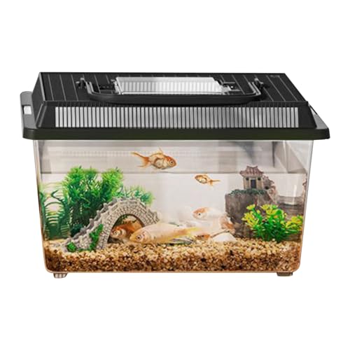 Echsenkäfig | Reptilien-Futterbox & Schlangen-Zuchtbecken - Terrarien-Aufzuchtbehälter Mit Tragegriff Für Schnecken, Insekten Und Kleintiere Drinnen & Draußen Echsenkäfig | Reptilien-Futterbox & Schlangen-Zuchtbecken - Terrarien-Aufzuchtbehälter Mit Tragegriff Für Schnecken, Insekten Und Kleintiere Drinnen & Draußen von Aizuoni