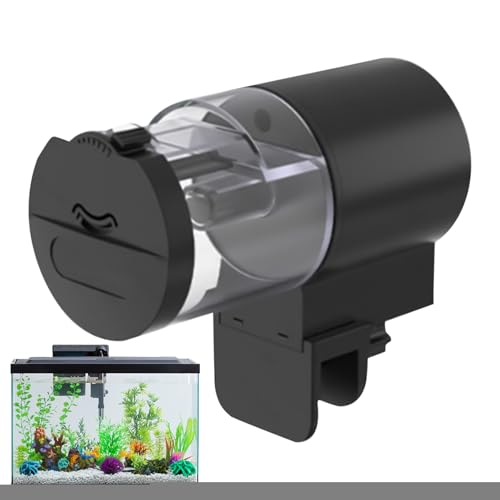 Fischfutterautomat Spender,100ml Aquarium Futterautomat Futterspender | Programmierbare Maschine, Batteriebetrieben Mit Klemmhalterung Für Guppy Koi Schildkröte Kampffisch Fischfutterautomat Spender,100ml Aquarium Futterautomat Futterspender | Programmierbare Maschine, Batteriebetrieben Mit Klemmhalterung Für Guppy Koi Schildkröte Kampffisch von Aizuoni