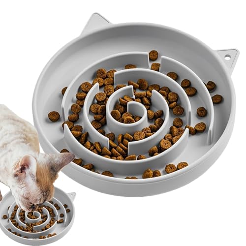 Katzen Futterlabyrinth | Katzen Nassfutter Napf Mit Verlangsamter Fütterung,Silikon Napf mit Auslaufsicherung für Kleine Mittelgroße & Große Tiere zur Gesunden Ernährung Katzen Futterlabyrinth | Katzen Nassfutter Napf Mit Verlangsamter Fütterung,Silikon Napf mit Auslaufsicherung für Kleine Mittelgroße & Große Tiere zur Gesunden Ernährung von Aizuoni