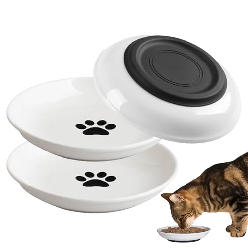Katzentränken,3X Keramik-Wassernapf-Set Für Katzen - rutschfeste Fressnapf-Schalen Für Haustiere Wie Chinchillas Junge Katzen Kaninchen Welpen Hamster Katzentränken,3X Keramik-Wassernapf-Set Für Katzen - rutschfeste Fressnapf-Schalen Für Haustiere Wie Chinchillas Junge Katzen Kaninchen Welpen Hamster von Aizuoni