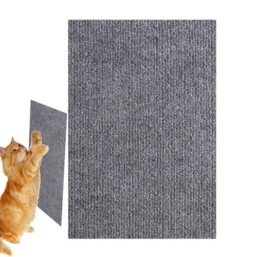 Kratzmatte Selbstklebend Katzen, Kratzmatte Katze Wand Zuschneidbar, Kratzschutz Sofa Katze, Selbstklebende Zuschneidbare Katzenmatte | Flaches Kratzpad, Katzenkratzpad Als Ersatz Für Kratzbäume von Aizuoni