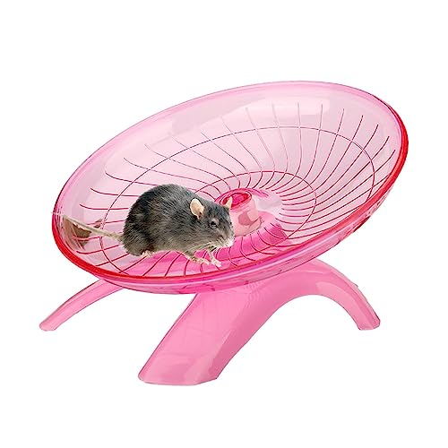 Leises Hamsterrad Hamster-Übungsrad - Rennmaus-Rad, Kleintierspielzeug, superleises Zwerghamster-Spielzeugrad, Hamster-Geschenke von Aizuoni