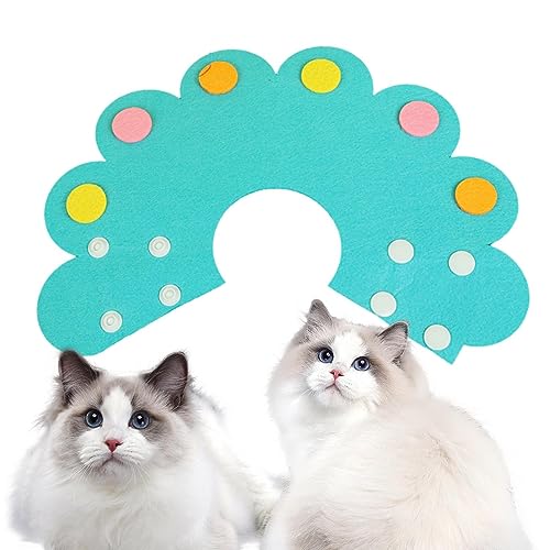 Weiches Erholungshalsband für Katzen - Leichtes Sonnenblumen-Wundheilungshalsband - Tiergesundheitsbedarf für Katzen, Kätzchen, Welpen und Hunde Aizuoni von Aizuoni