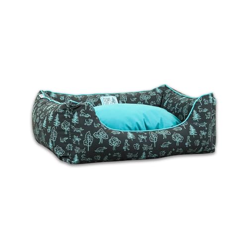 Akinu BÖHMERWALD Hundebett für Hunde - Himmelblau, 75 x 55 cm, Orthopädisches Hundebett, Waschbar, mit Antirutsch-Unterlage, Ideal für mittelgroße bis große Hunde Akinu BÖHMERWALD Hundebett für Hunde - Himmelblau, 75 x 55 cm, Orthopädisches Hundebett, Waschbar, mit Antirutsch-Unterlage, Ideal für mittelgroße bis große Hunde von Akinu